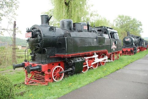 Muzeul de locomotive cu aburi (în aer liber), oraşul Reşiţa