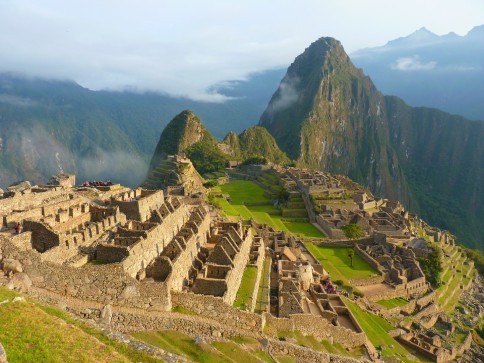 Impressive ancient city of Machu Picchu in Peru
