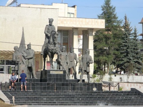 Statuia lui Mihai Viteazul, oraşul Sfântu Gheorghe