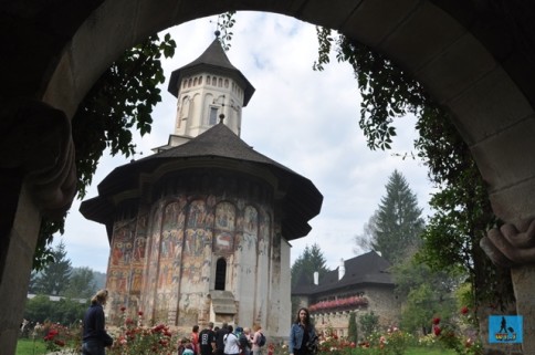 Moldovita Monastery, seen from the main entrance