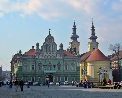 Piața Unirii, oraşul Timișoara