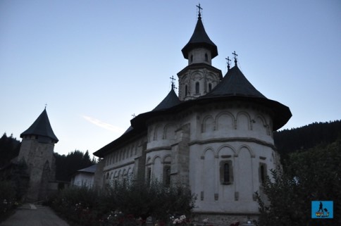 Putna Monastery with Treasure Tower on the side