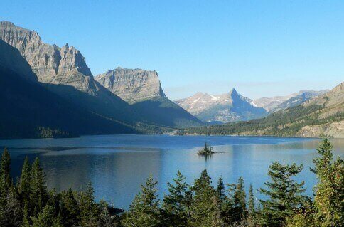 Saint Mary Lake from Glacier National Park
