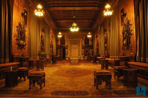 Sala Maură din Castelul Peleș decorată cu elemente Orientale