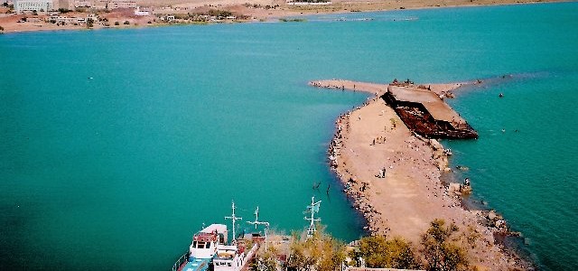 Lake Balkhash is the third largest lake in Kazakhstan situated in the south-eastern part