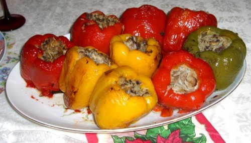 Last but not least, you can try filled peppers, a Romanian traditional food